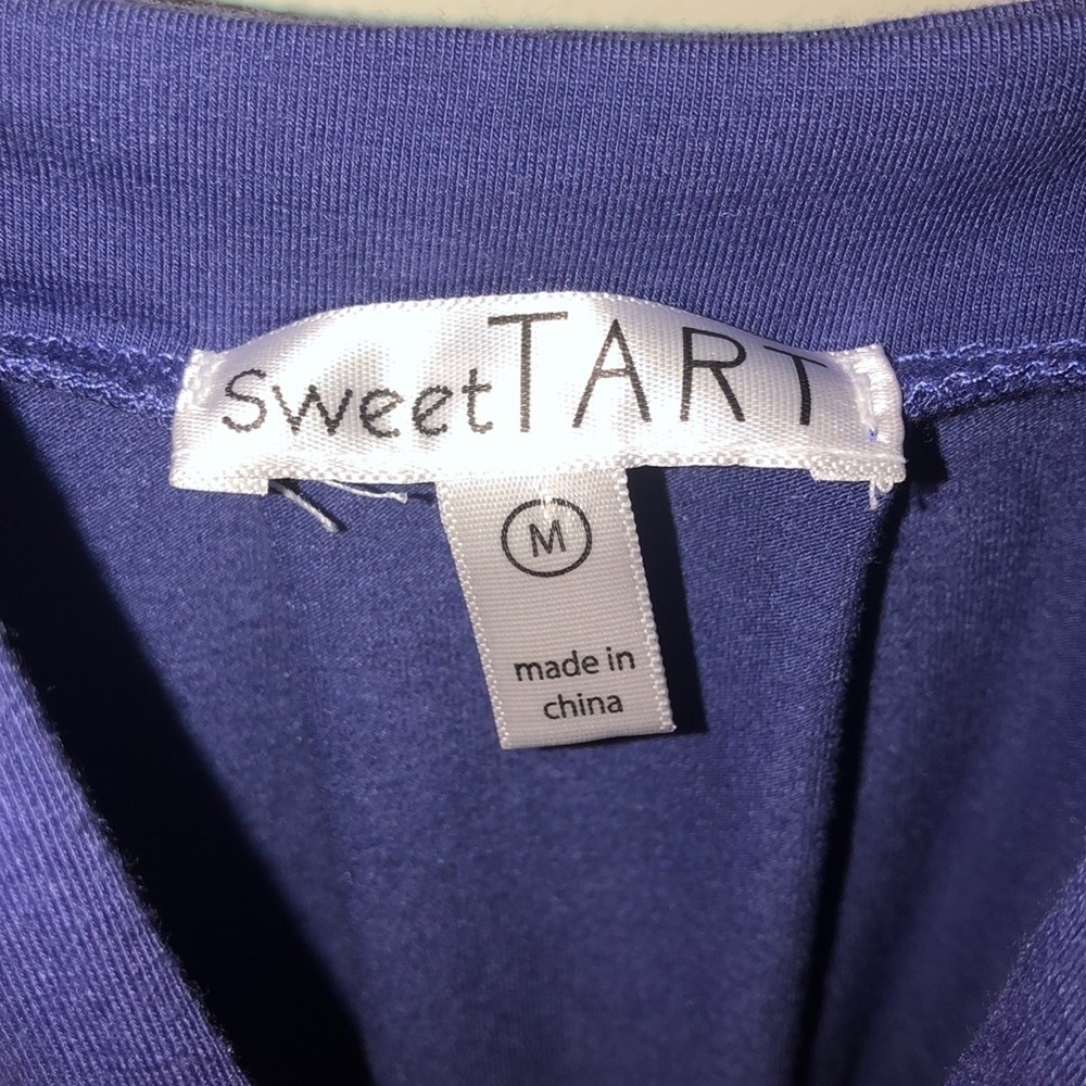 2/$15 Sweet Tart - Purple Mini Dress – Spaghetti Strap Deep V Neck – Size M - Picture 4 of 6